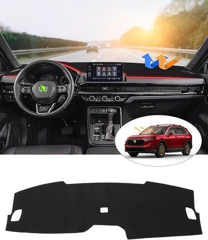 Cartist Dashboard Cover Compatible with CRV CR-V 2023 2024 Accessories Dash Cover Mat Non-Slip Pad Carpet Anti-Glare in Saudi Arabia