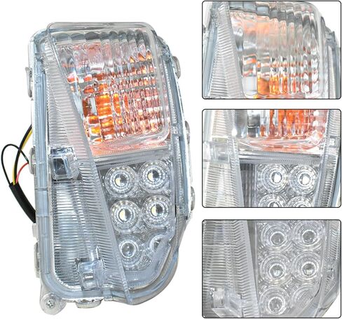 مجموعة مصابيح الضباب Labwork DRL 8152147060 لاستبدال 2010-2015 Toyota Prius عدسة شفافة الجانب الأيسر (جانب السائق) in Kuwait