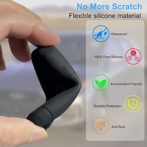 غطاء مفتاح فوب من مطاط السيليكون متوافق مع 2009-2019 Mazda 3 6 CX-5 CX-7 CX-9 MX-5 Miata Toyota Yaris iA Scion iA-RED in Kuwait