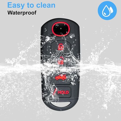 غطاء مفتاح فوب من مطاط السيليكون متوافق مع 2009-2019 Mazda 3 6 CX-5 CX-7 CX-9 MX-5 Miata Toyota Yaris iA Scion iA-RED in Kuwait