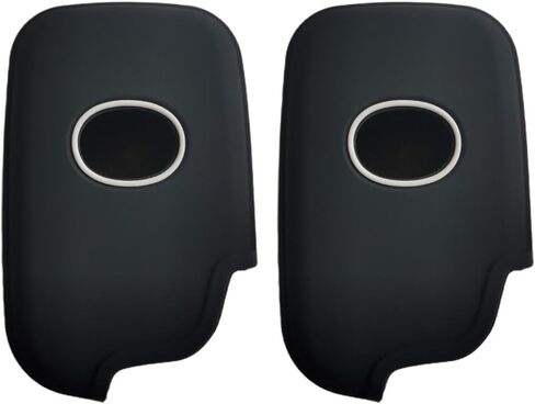 Silicone Key Fob Cover Remote Keyless Case Protector Compatible with Lexus CT200h ES350 GS300 GS350 GS430 GS450h GS460 IS F IS250 IS350 LS460 LS600h LX570 RX350 2005-2017 (4 Buttons Black Pink) in Kuwait