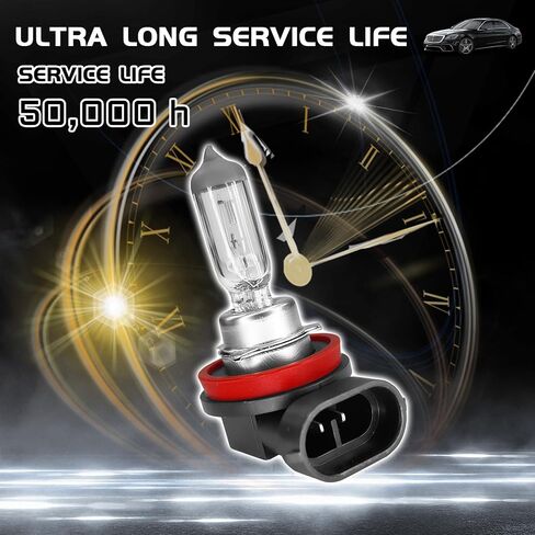 H4 Headlight Bulb 12V 55W Halogen Bulb, 2PCS Low Beam High Beam Fog Light Quartz Lamp Replacement, Car Xenon White Plug and Play Headlight Bulbs Driving Light Bulb in Saudi Arabia