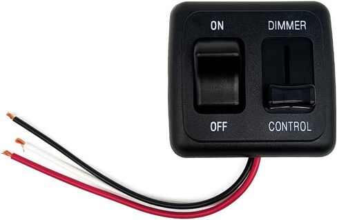مفتاح تبديل RV 12V DC مع تحكم عالي الجانب في الإضاءة الخافتة لهالوجين LED قابل للتعتيم، ساطع - RV، السيارات، الشاحنات، البحرية، وإضاءة الشريط in Kuwait