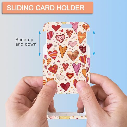 حامل شارة، بكرة شارة مع مشبك حزام دوار، بكرة شديدة التحمل قابلة للسحب، حامل شارة هوية منزلق، حافظة بطاقات بلاستيكية عمودية لموظفي مكتب المعلم والممرضة (زهور لطيفة) in Kuwait