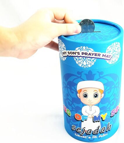 Prayer Rug for Kids - Prayer Mat - Eid Gifts for Kids- Salah Mat for Children Enjoyable Prayer Rug for Boys (Blue) in Saudi Arabia