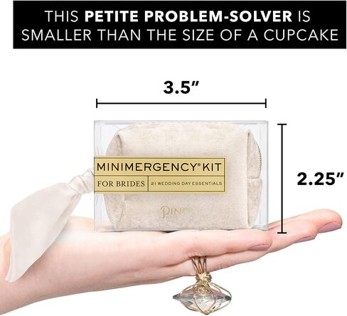 مجموعة أدوات Pinch Provisions Minimergency للعرائس، تتضمن 21 عنصرًا أساسيًا يجب اقتناؤه لليوم الكبير، وحقيبة مضغوطة ومتعددة الوظائف بسحاب، ومجموعة بقاء مثالية لفريق العروس in Saudi Arabia
