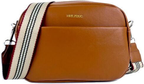Crossbody Bag For Women Vegan Leather Camera Purses Shoulder Handbags with Wide Strap in Saudi Arabia