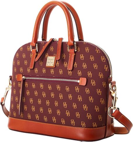 Dooney & Bourke Handbag, Gretta Domed Zip Satchel - Bordeaux in Saudi Arabia