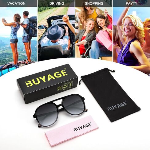 Retro Aviator Sunglasses for Women Men 70s Vintage Trendy Square Aviators Shades in Saudi Arabia