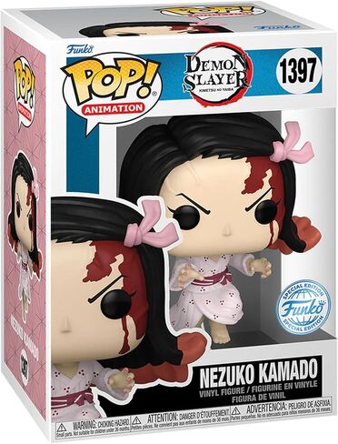 Funko Pop Demon Slayer Nezuko Kamado Metallic إصدار خاص متعدد الألوان حصريًا in Kuwait