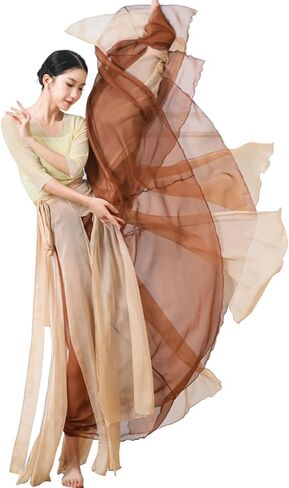 Women's 720 Fairy Lyric Dance Skirt Gradient Chiffon Swing Skirt Ballet Modern Dance Skirt in Saudi Arabia