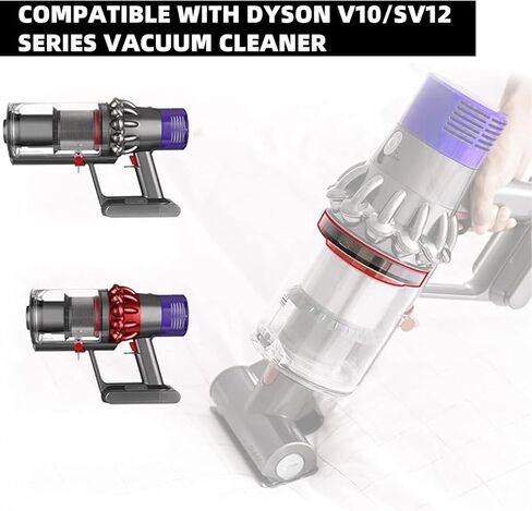 Dust Bin Top Fixed Sealing Ring Compatible with V10 SV12 Replacement for Dyson Dirt Cup/Dustbin Seal Ring Accessories with V10 SV12 Filters in Kuwait