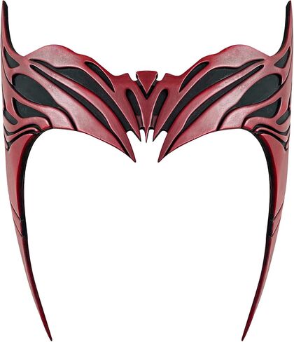 خوذة الساحرة القرمزية تاج تأثيري 2021 البرامج التلفزيونية WandaVision واندا ماكسيموف عقال قناع هالوين زي الملحقات in Kuwait