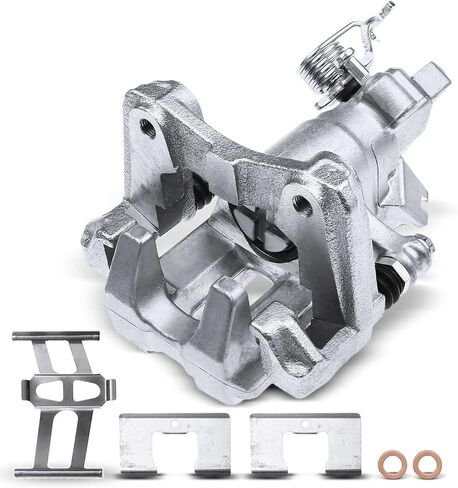 A-Premium Disc Brake Caliper Assembly with Bracket Compatible with Select Suzuki Models - Kizashi 2010 2011 2012 2013, L4 2.4L - Rear Right Passenger Side in Saudi Arabia