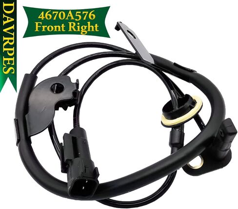 2 قطعة 4670A575 + 4670A576 مستشعر سرعة العجلات الأمامية اليسرى واليمنى ABS لميتسوبيشي أوتلاندر لانسر استبدال #4670A031｜SU12583｜5S11130｜4670A032｜SU12584｜5S11131 in Saudi Arabia