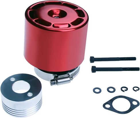 Air Filter Set with ALU.V Red Cover for 1/5 RC Hpi Baja Rovan King Motor 5B 5T 5SC TOP Speed RC World in Kuwait