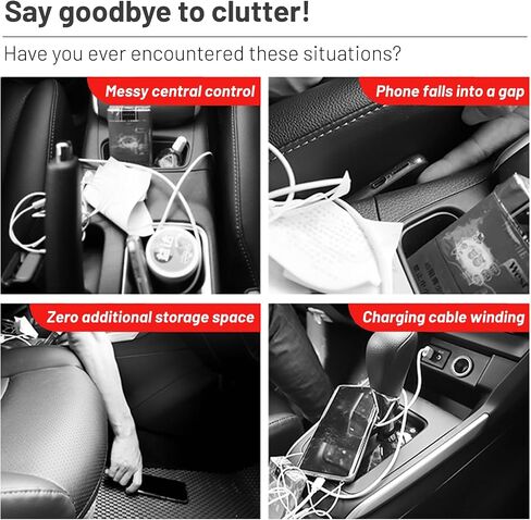 Car Seat Gap Filler Organizer, 75W Charging, Storage Box, 2 Pack (Large) in Saudi Arabia