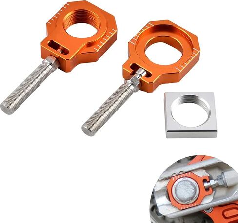 أداة ضبط سلسلة كتلة المحور الخام | متوافق مع الدراجات النارية KTM وHusqvarna in Kuwait