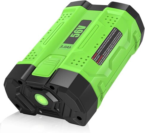 بطارية بديلة 3.0 أمبير في الساعة لبطارية ليثيوم أيون 56 فولت من EGO متوافقة مع أدوات الطاقة اللاسلكية EGO Bettery 56 فولت BA2800 BA4200 BA4200T BA1400 BA1400T BA2240 BA1120 منشار جزازة العشب in Kuwait