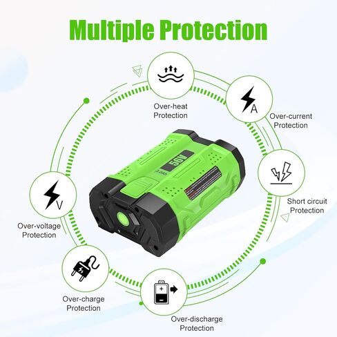 بطارية بديلة 3.0 أمبير في الساعة لبطارية ليثيوم أيون 56 فولت من EGO متوافقة مع أدوات الطاقة اللاسلكية EGO Bettery 56 فولت BA2800 BA4200 BA4200T BA1400 BA1400T BA2240 BA1120 منشار جزازة العشب in Kuwait