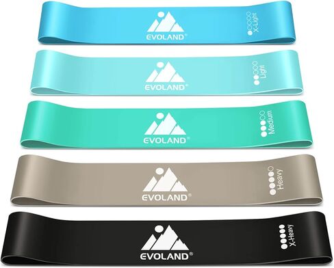 مجموعة أربطة تمرين المقاومة للنساء والرجال والساقين والأذرع والأكتاف واللياقة البدنية المنزلية وتدريبات القوة واليوجا وأشرطة البيلاتيس المرنة in Kuwait