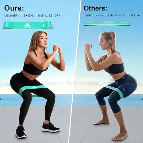 مجموعة أربطة تمرين المقاومة للنساء والرجال والساقين والأذرع والأكتاف واللياقة البدنية المنزلية وتدريبات القوة واليوجا وأشرطة البيلاتيس المرنة in Kuwait