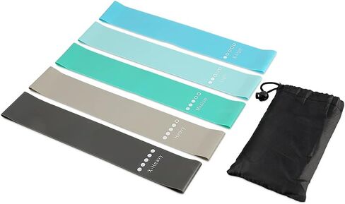 مجموعة أربطة تمرين المقاومة للنساء والرجال والساقين والأذرع والأكتاف واللياقة البدنية المنزلية وتدريبات القوة واليوجا وأشرطة البيلاتيس المرنة in Kuwait