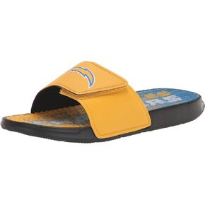 FOCO Los Angeles Chargers NFL Gradient Wordmark Gel Slide - L