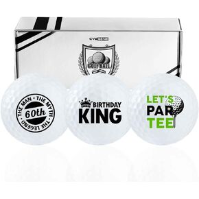 60th Birthday Gifts for Men Golfer, Balls Set for Him, Husband, Perfect for Dad, Grandpa, Golf Lovers for Father's Day Birthday Christmas
