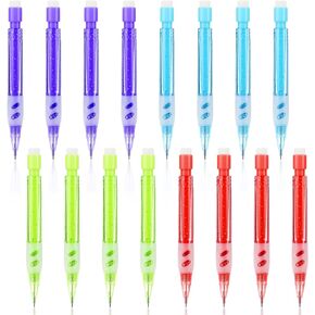 Mabor 16pcs Mini Automatic Pencils,Mini Mechanical Pencils for Kids,Mini Pens Stationery Supplies for Writing Drawing Mechanical Pencils Students Kids Boys Girls Classroom Prizes Home Office School