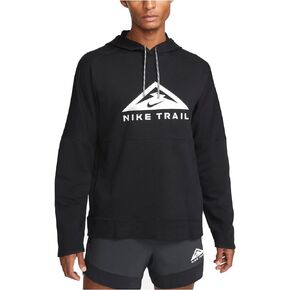 Nike Trail Magic Hour Men's Pullover Trail Running Hoodie (as1, alpha, m, regular, regular, Black/White)