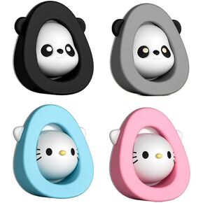 Door Stoppers 2-in-1 Door Stops Silicone Door Stoppers Wall Protector Cute Decorative Door Stops for Home and Office Pack of 4