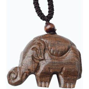 Handmade Wooden Fish Craft Pendant Retro Folk for Dress Sweater and Leisure Dressing/Clothing Accessories/Home Decoration Pendant - Curved tail fish