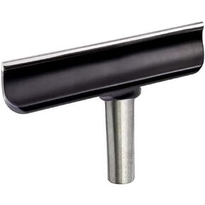 Silver Stainless Steel Lathe Tool Rest for Woodworking Wood Turning Lathe Turning Tool Curved-shaped Rest, 5/8" Diameter Post