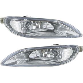 WFLNHB 2Pcs Driving Fog Lights Lamp Replacement for 2002 2003 2004 Toyota Camry 2005-2008 Corolla 2002 2003 Solara with 9006 12V 55W Halogen Bulbs Fog Light