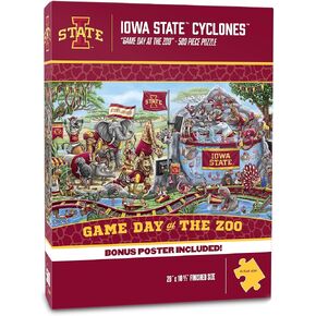 YouTheFan NCAA Georgia Bulldogs Game Day at The Zoo 500pc Puzzle 28" x 10.5"