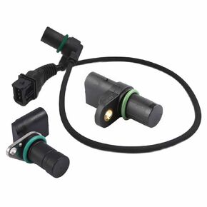 MUNIK Camshaft Position Sensor Crankshaft Position Sensor for BMW E90 E46 E60 E64 E63 E66 E83 E53 E85 X3 X5 Z3 Z4 320i 323Ci 323i 325Ci 325i Replacement Number# 12147518628,12147539165,12141709616