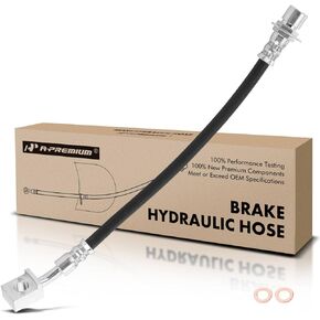 A-Premium Rear Passenger Outer Brake Hydraulic Hose Compatible with Cadillac Models - CTS 2008 2009 2010 2011 2012 2013 - Replace# 15818185