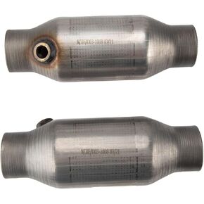 Catalytic Converter 2“ Universal Inlet/Outlet Catalytic Converter EPA Approved Weld-on-2Pcs