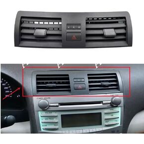 Air Conditioning Vent Center A/C Air Conditioning Vents Compatible with Toyota Camry Dash 2007-2013 Trim Insert Outlet Panel Grille 55660-06100