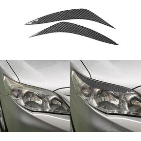 Real Premium Carbon Fiber Car Center Console Gear Shifter Transmission Panel Cover Sticker Auto Interior Accessories Compatible with Toyota Corolla 2009 2010 2011 2012 2013 Black