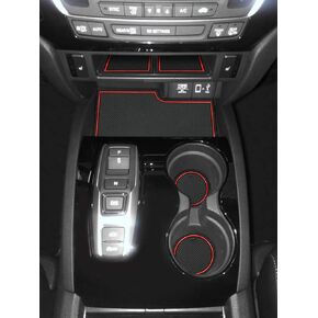 Auovo 26pcs Anti-dust Mats for Honda Ridgeline Accessories 2017 2018 2019 2020 2021 2022 2023 Car Cup Holder Inserts,Center Console Liner,Door Pocket Liner Mat Premium Custom Interior (Blue)