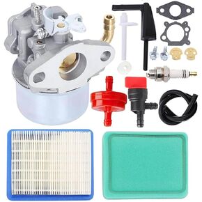 Compatible with 215369 Carburetor for Briggs Stratton 215434 214706 214706T 697422 798654 792970 12211 Intek 190 Engine 850 Series 6.75 OHV Engine Fits John Deere 020382 Tiller Powermate PM0401851
