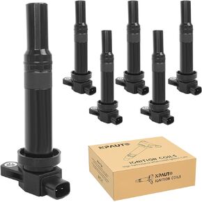 NPAUTO Ignition Coil Pack compatible with 2.7 V6 2007 2008 2009 Hyundai Santa Fe GLS, 2010 2011 Kia Rondo Optima Magentis 2.7L, Set of 6