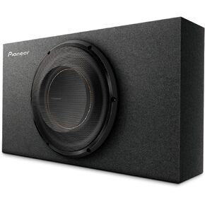 PIONEER TS-D10LB – Powerful 10" Pre-Loaded Subwoofer with Sealed Enclosure, 1300 Watts Peak Power, and Compact Design for Deep Bass Sound