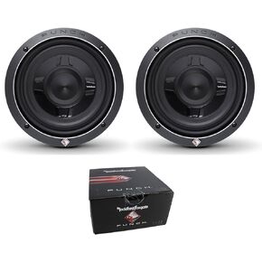 (2) Rockford Fosgate P3SD2-8 8" 600 Watt Shallow Mount Car Audio Subwoofers Subs