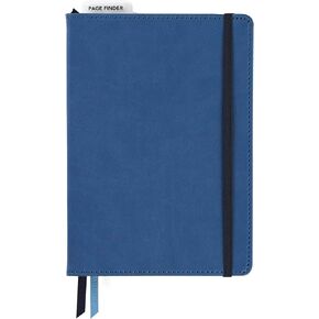 C.R. Gibson Blue Leatherette Freestyle 2019 Organizer and Planner Dot Grid Notebook, 6'' W x 8.5'' L, 240 Pages
