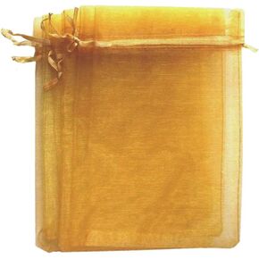 50PCS 8x12 Inches Organza Gift Bags with Drawstring Gift Packaging Big Bags (Gray)