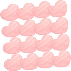 Pvc Storage Bag 50 Pcs Heart Shaped Heart Rings Bag Cookie Zipper Bag Cello Treat Bags Cellophane Treat Bags Earring Lock Bag Biscuit Bag Pvc Heart-shaped Accessories Bag Child