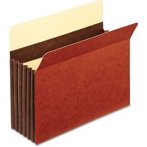Globe Weis Pendaflex Expanding File Pockets, Brown (PFXC1534GHD), Letter